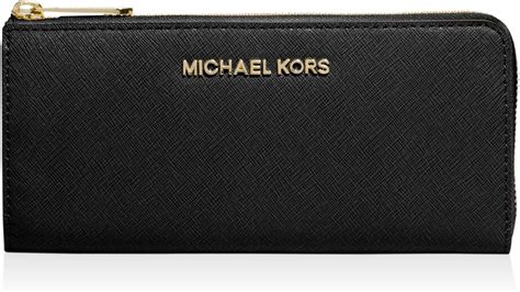 michael kors zip long wallet|Michael Kors jet set wallet.